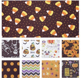 Bundle of 9 Halloween theme faux leather sheets