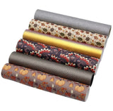 Bundle of 6 Thanksgiving faux leather sheets