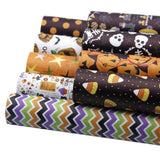 Bundle of 9 Halloween theme faux leather sheets