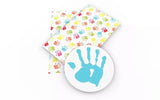 Colourful hand & foot prints