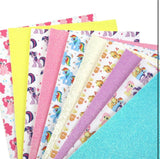 Bundle of 10 My Little Pony themed faux leather