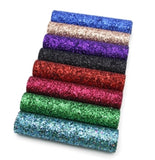 Assorted Chunky Glitter Faux Leather Sheet