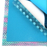 Assorted Blue themed faux leather sheets