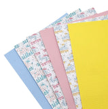 Bundle of 6 Sister themed faux leather sheets
