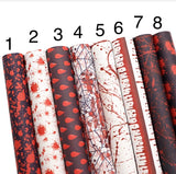 Assorted Blood Splatter faux leather sheets