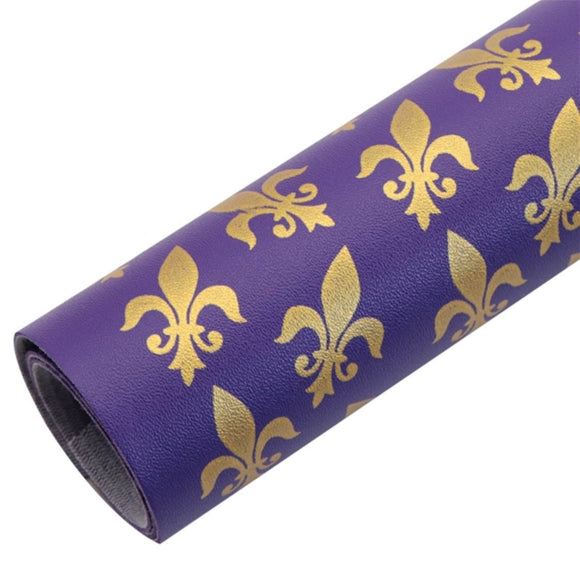 Purple Fleur-de-lis