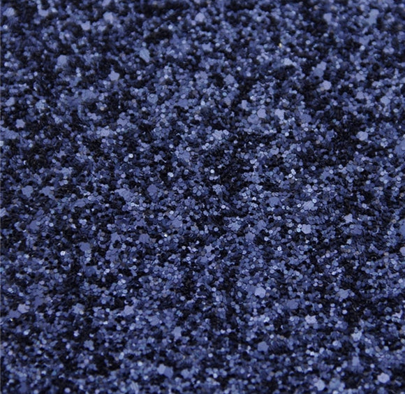 Navy chunky glitter faux leather sheet