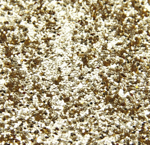 Champagne chunky glitter faux leather sheet