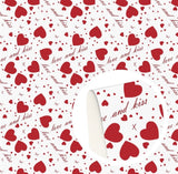 Assorted Valentine’s Day themed sheets