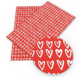 Assorted Valentine’s Day themed sheets