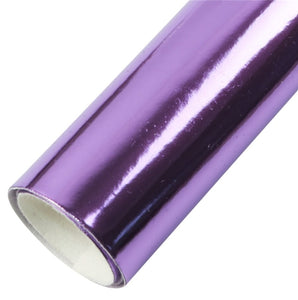 Purple mirror faux leather sheets, synthetic leather for earrings, crafts and bows, metallic, shiny