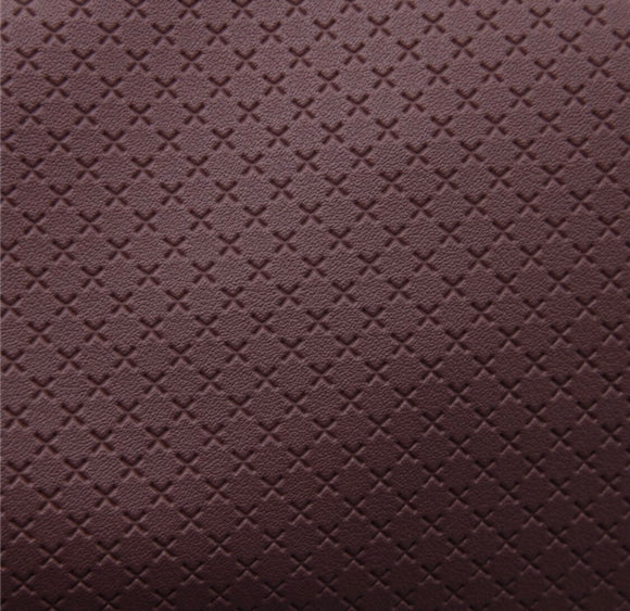 Maroon embossed pattern faux leather sheets, synthetic leather for earrings, crafts and bows, bump pattern