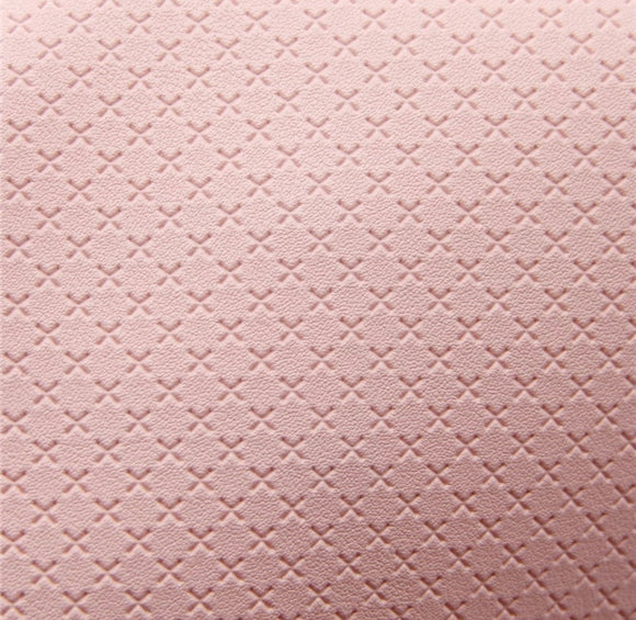 Pink embossed pattern faux leather sheets, synthetic leather for earrings, crafts and bows, bump pattern