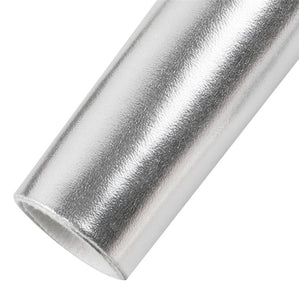 Metallic Silver sheepskin finish faux leather sheet, synthetic leather for earrings, crafts and bows, bump pattern