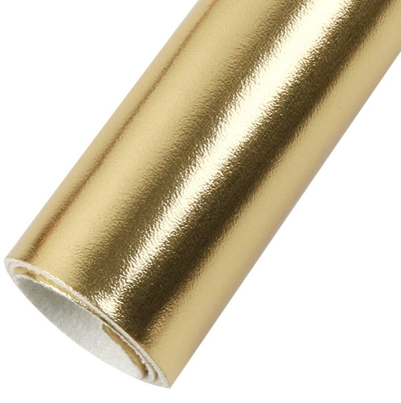 Metallic Gold sheepskin finish faux leather sheet, synthetic leather for earrings, crafts and bows, bump pattern