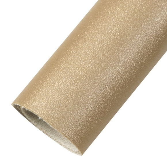 Champagne sheepskin finish faux leather sheet