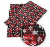 Assorted black & red Christmas themed sheets
